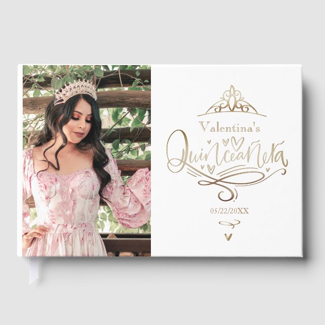 Quinceañera guestbook (Front)