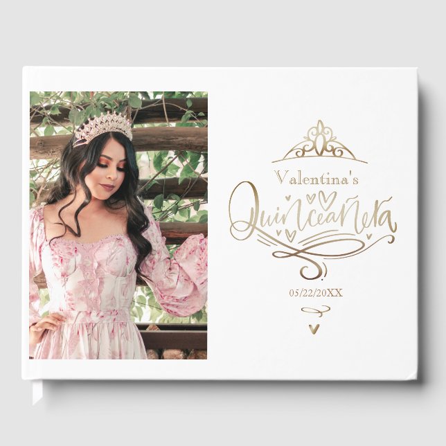 Quinceañera guestbook (Front)