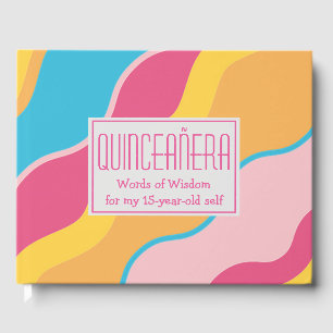 QUINCEANERA Guests' Words of Wisdom PINK Guest Book