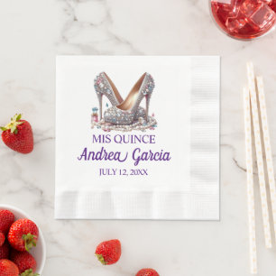 Quinceanera High Heels Napkin