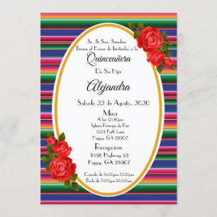 Quinceanera Invitacion/Invitacion Invitation
