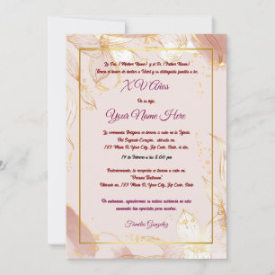 Quinceañera Invitation