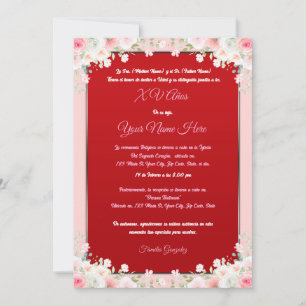 Quinceañera Invitation