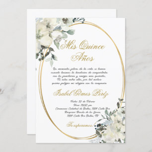 Quinceanera invitation en espagnol