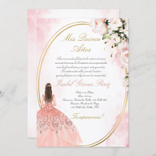 Quinceanera invitation en espagnol