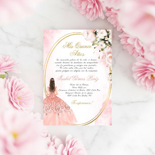 Quinceanera invitation in Spanish