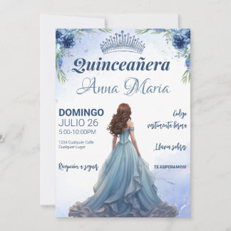 Quinceañera Invitation pour mis quince años