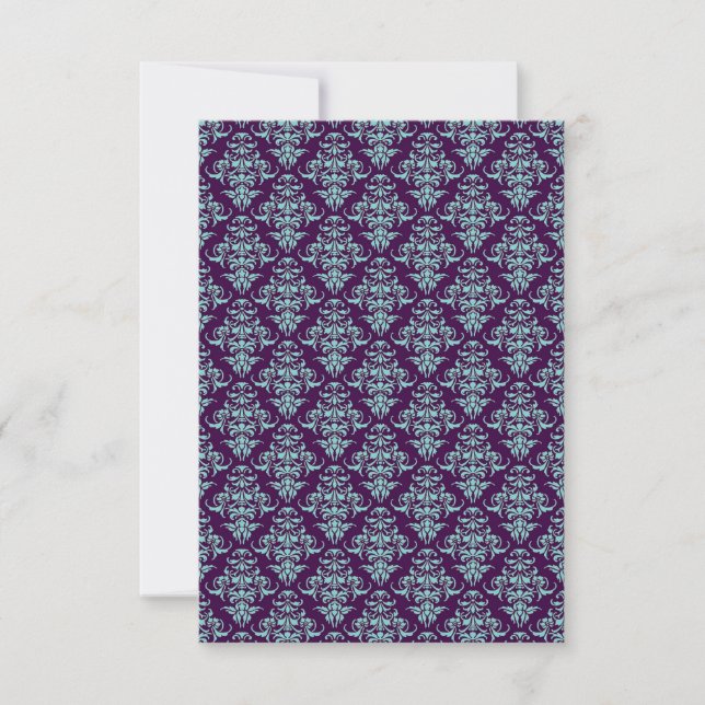Quinceanera Invitation Reply Cards (Front)