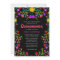 Quinceanera Mexican Fiesta Floral Black Birthday