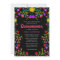 Quinceanera Mexican Fiesta Floral Black Birthday