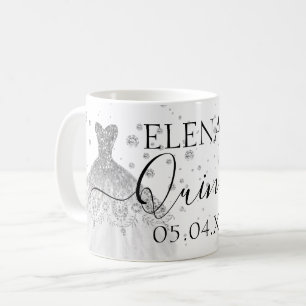 Quinceañera Mug Birthday Party Favor Personalized 