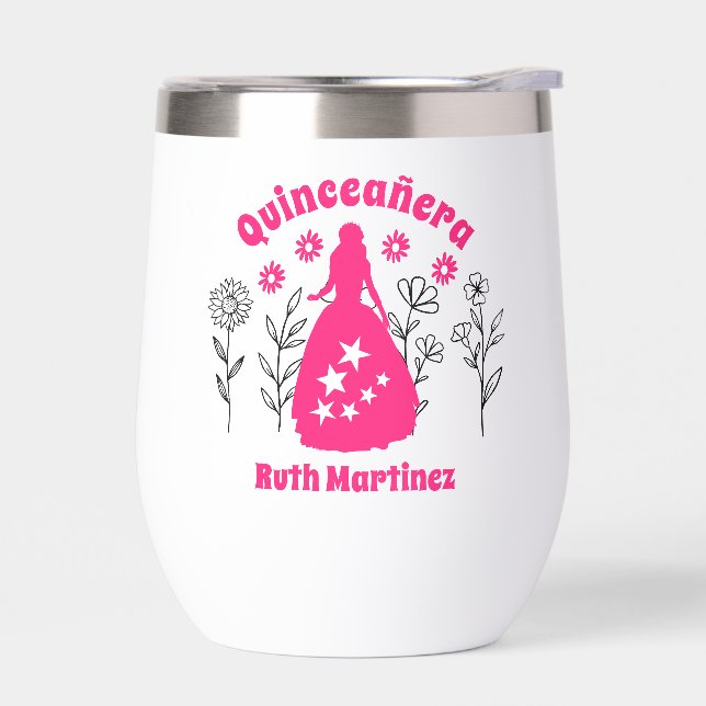 Quinceanera personnalisée Fête d'anniversaire Fave (Gauche)