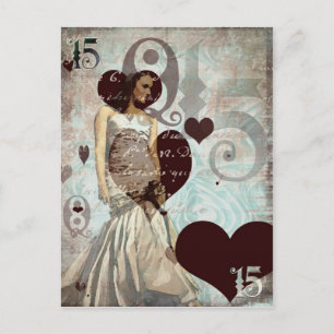 Quinceanera Postcard - Blank