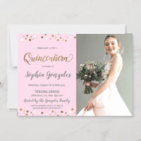 Quinceanera Princess Confetti Photo 15th Birthday