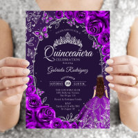 Quinceanera Purple Silver