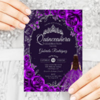 Quinceanera Purple Silver