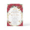 Quinceañera Red Floral Vintage Gold Butterflies