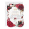 Quinceañera Red Roses Floral Alice in Wonderland