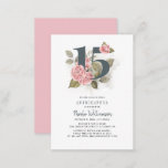 Quinceanera Rustic Floral 15th Birthday Botanical Card<br><div class="desc">Cute modern yet elegant Quinceañera Mis Quince Anos birthday party invitations. Rustic floral olive green and pink colours design and template that can be easily edited and the text replaced with your own details by clicking the "Personalize" button. For further customization, please click the "Customize Further" link and use our...</div>