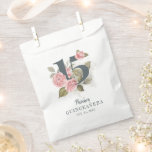 Quinceanera Rustic Floral 15th Birthday Favour Bag<br><div class="desc">Cute modern yet elegant Quinceañera Mis Quince Anos birthday party favour bags. Featuring a rustic floral olive green and pink colours design and template that can be easily edited and the text replaced with your own details by clicking the "Personalize" button. For further customization, please click the "Customize Further" link...</div>