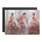 Quinceañera Save the Date 3 Photo Collage Mis XV