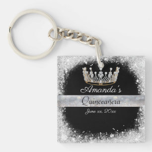 Quinceanera Silver Parties scintillant Diamond Pri