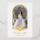 Quinceañera Spanish Fancy Golden Arch Effect Photo