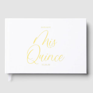Quinceañera Sweet 15 Photo Book Gold Foil