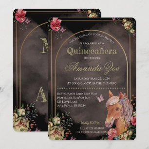 Quinceañera/Sweet 16 Invitation design Cheval