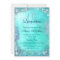 Quinceanera Teal Blue Ocean Jewel Birthday Party