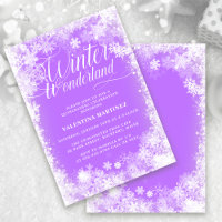 Quinceanera Winter Wonderland Snowflake