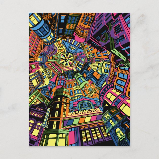 Quincy Illinois Historic District Postcard (Front)