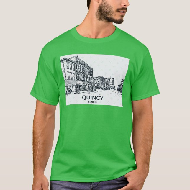 Quincy Illinois T-Shirt (Front)