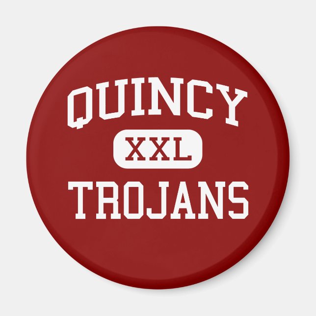 Quincy - Trojans - Senior - Quincy California Magnet (Front)
