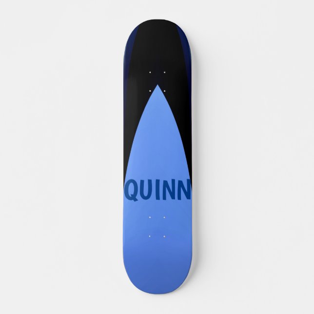 QUINN ~ Cool Skateboard : Great Gift  (Front)