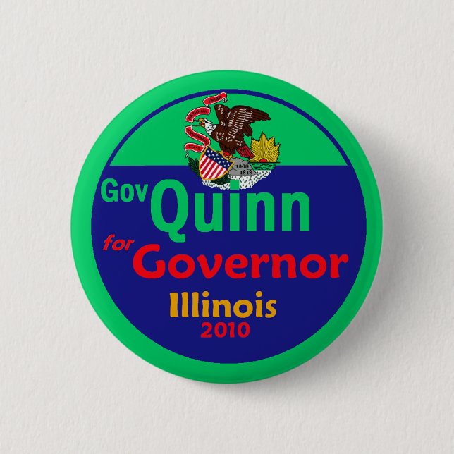 QUINN Governor 2010 Button (Front)