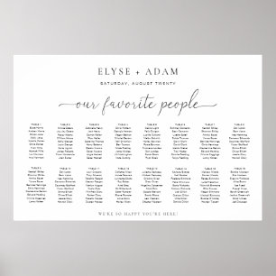 Quinn Modern Minimal 16 Poster de table