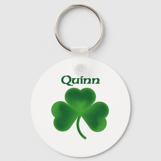 Quinn Shamrock Keychain (Front)