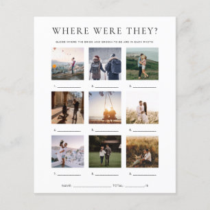 Quinn Where Were They Vacation Photo Game