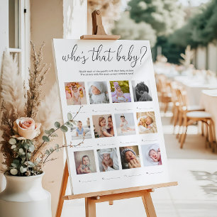 Quinn Who's That Baby Photo Game Poster