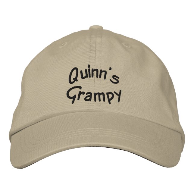Quinn's Grampy Embroidered Hat (Front)