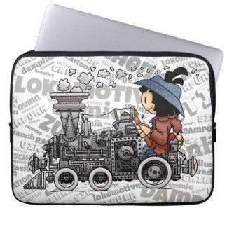 Quinn's Steam Locomotive Laptop Sleeve