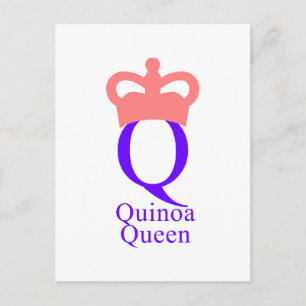 Quinoa Queen Postcard