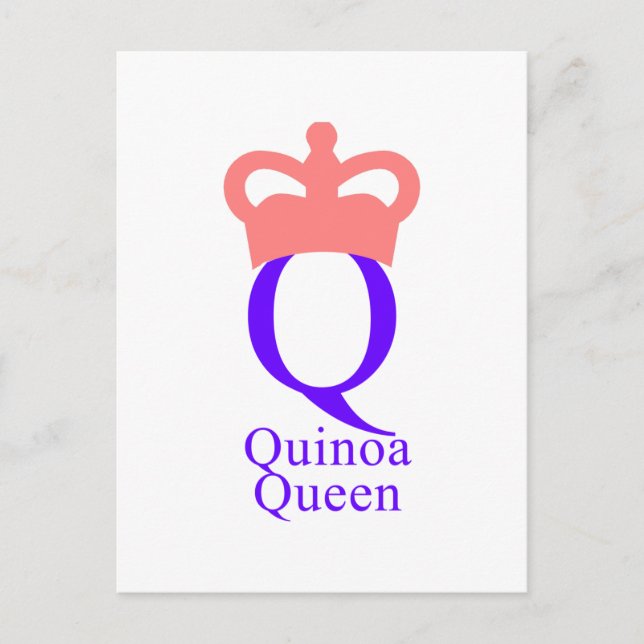 Quinoa Queen Postcard (Front)