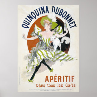 Quinquina Dubonnet Aperitif - Poster de Vinatge