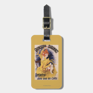 Quinquina Dubonnet Aperitif Promotional Poster Luggage Tag