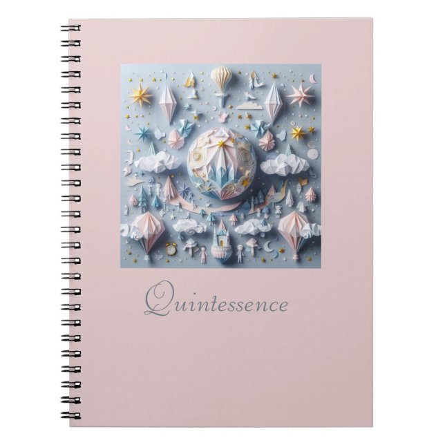 Quintessence Oragami World Notebook (Front)