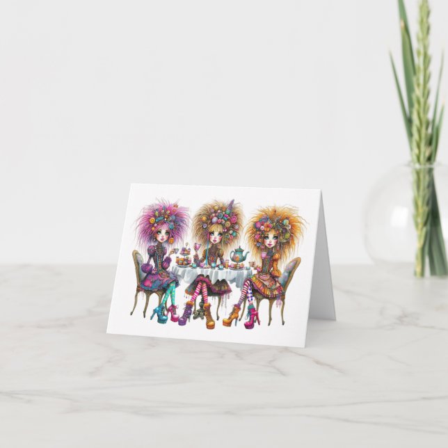 Quintessentially Quirky Cuppa Time Card (Front)