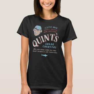 quint's shark charters   T-Shirt