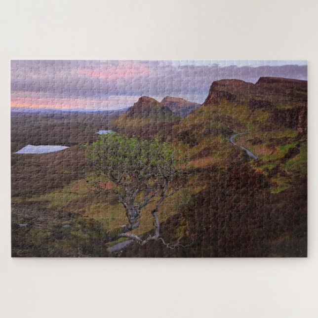 Quiraing sunrise landscape on Skye Jigsaw Puzzle (Horizontal)